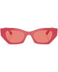 Ray-Ban - Zena Geometric-frame Sunglasses - Lyst
