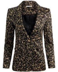 Alice + Olivia - Macey Butterfly-Pattern Blazer - Lyst