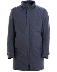 Herno - Abrigo con cuello alto - Lyst