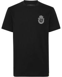 Billionaire - Embroidered Crest T-Shirt - Lyst