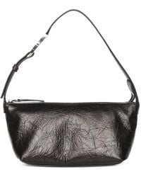 Fendi - Vanity Pouch Small Crackled Leather Bag - Lyst