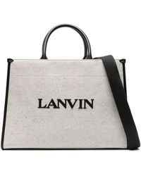 Lanvin - Borsa tote media In&Out - Lyst