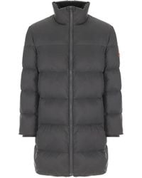 HUGO - Quilted Logo-Patch Down Jacket - Lyst