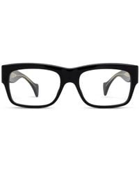 Gucci - Brille Mit Logo-Print - Lyst
