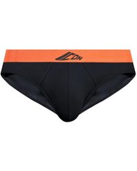 DSquared² - Logo-Detail Waistband Brief - Lyst