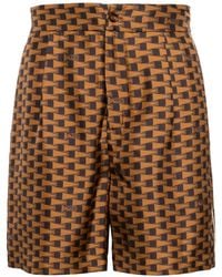 Bally - Short À Imprimé Pennant - Lyst