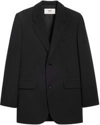 Ami Paris - Single-Breasted Virgin Wool Blazer - Lyst