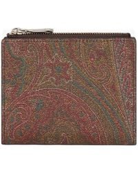Etro - Paisley Zip Wallet - Lyst