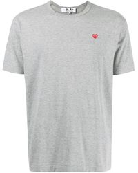 COMME DES GARÇONS PLAY - T-Shirt À Broderies - Lyst