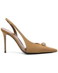 Giuseppe Zanotti - Crystal-Embellished Asymetric Slingback Pumps - Lyst