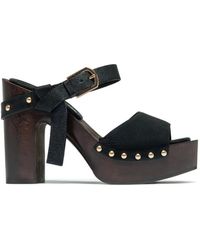 Bernardo - Luxor Buckle Studded Sandals - Lyst