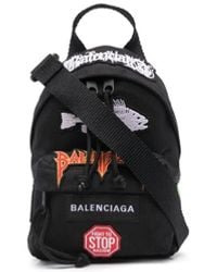 Balenciaga - Patch-detail Crossbody Backpack - Lyst