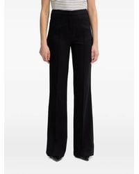 Morgan - Pressed-Crease Flared Trousers - Lyst