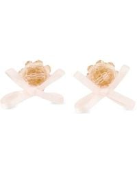 Simone Rocha - Orecchini Petite Bow Daisy - Lyst