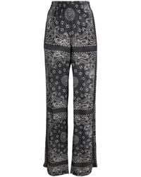 Golden Goose - Paisley-Print Wide-Leg Trousers - Lyst