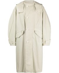 Lemaire - Boxy Hooded Parka Coat - Lyst