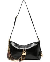Dolce & Gabbana - Charm-Embellished Leather Shoulder Bag - Lyst