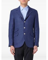 Brunello Cucinelli - Single-Breasted Notched-Lapel Blazer - Lyst