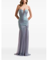 IMROSKA - Ruched Slit-Detail Dress - Lyst