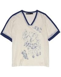 Bimba Y Lola - Fruit-Logo Graphic-Print Side-Stripe T-Shirt - Lyst