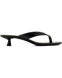 Stuart Weitzman - 35Mm Rio Leather Heeled Sandals - Lyst