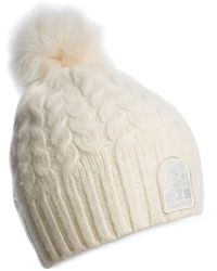 Parajumpers - Kabelgebreide Muts Met Pompon - Lyst