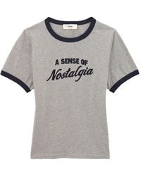 Ba&sh - Rosta Slogan-Print Ringer T-Shirt - Lyst