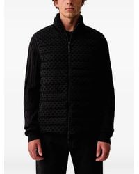 ARMANI EXCHANGE - All-Over Logo-Print Quilted Gilet - Lyst