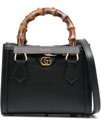 Gucci - Diana Mini Leather Tote - Lyst