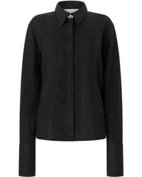 Genny - Camisa con detalle en el cuello - Lyst