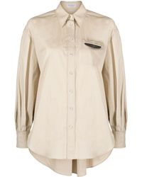 Brunello Cucinelli - Long-sleeve Cotton Shirt - Lyst
