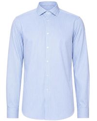Corneliani - Gestreept Overhemd - Lyst