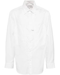 Yohji Yamamoto - Chain-Stitch String-Collar Shirt - Lyst