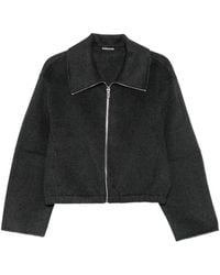 Susanne Bommer - Zip-Up Cropped Jacket - Lyst