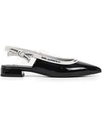 KARL LAGERFELD - Pointed-Toe Pumps - Lyst