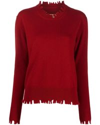 Uma Wang - Trui Met Gerafelde Afwerking - Lyst