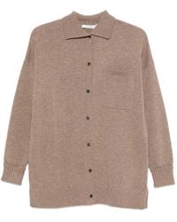 Max Mara - Buttoned Chest-Pocket Cardigan - Lyst