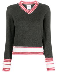 Barrie - V-Neck Cashmere Sweater - Lyst