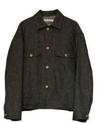 AVIVA JIFEI XUE - Button-Up Denim Jacket - Lyst