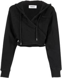 Ambush - Embroidered Logo Cropped Hoodie - Lyst
