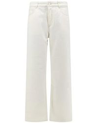 Ami Paris - Logo-Patch Straight-Leg Jeans - Lyst