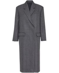 Brunello Cucinelli - Cappotto Grigio Scuro - Lyst