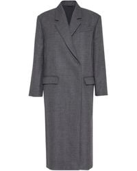Brunello Cucinelli - Cappotto Grigio Scuro - Lyst