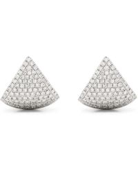 EF Collection - 14Kt Diamond Stud Earrings - Lyst