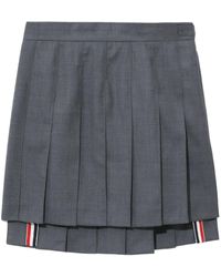 Thom Browne - Pleated High-low Skirt - Lyst
