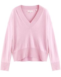 Chinti & Parker - V-neck Wool-cashmere Sweater - Lyst