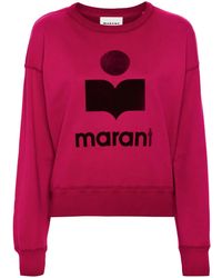 Isabel Marant - Mobyli Logo-Print Sweatshirt - Lyst
