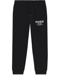 HUGO - Logo-Print Track Pants - Lyst
