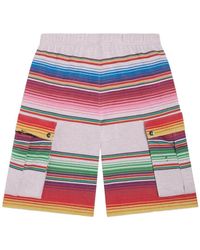 GALLERY DEPT. - Soto Striped Cargo Shorts - Lyst