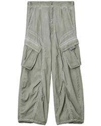Izzue - Wide-Leg Cargo Trousers - Lyst